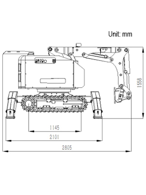 140 demolition robot