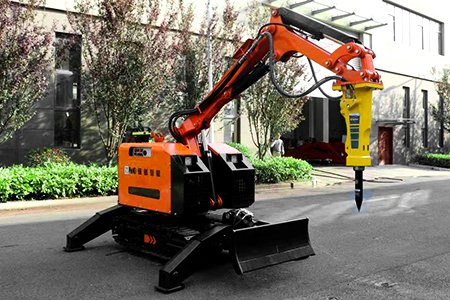 Custom Demolition Robot 200D-T Ready for Action Overseas!