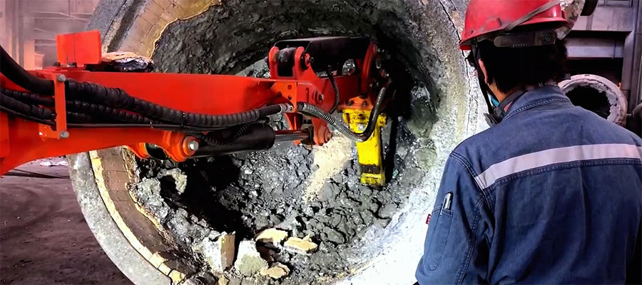 Demolition Robot handles demolition, excavation and tunneling in construction and mining.