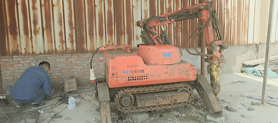 remote controlled demolition robots