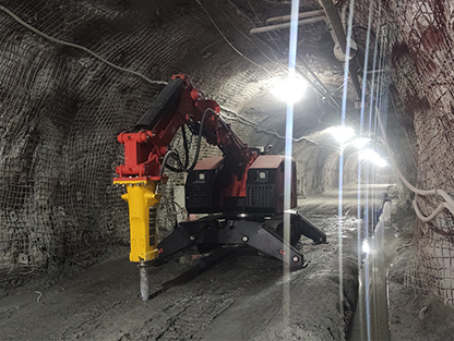 The Application of Demolition Robots in the Mining Industry