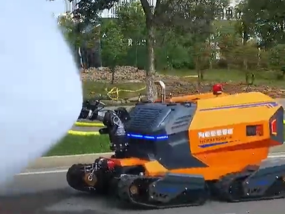 How to Work a Fire-Fighting Robot?