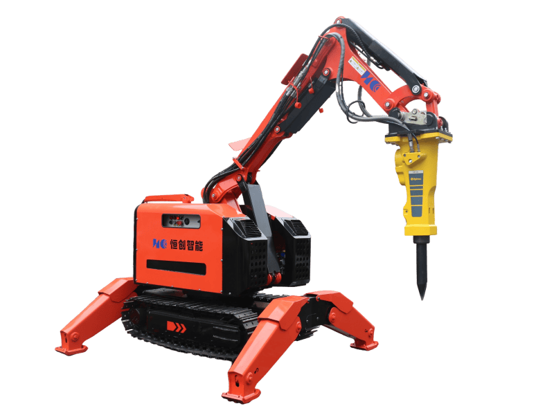HCR200D Remote Control Construction Demolition Robot