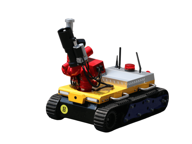Micro Vehicle-mounted Fire Fighting Robot