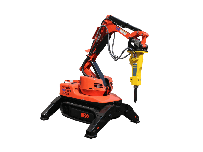 HCR120D Remote Control Construction Demolition Robot