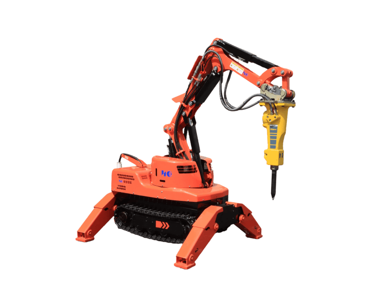 HCR120D Remote Control Construction Demolition Robot