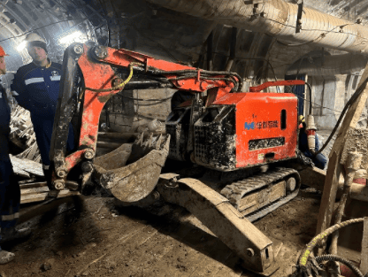 Using a Demolition Robot for Refractory Removal in Cement Plant Maintenance