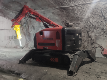 Best Demolition Robot Solutions for Tunnel Cross Passages and Safety Niches